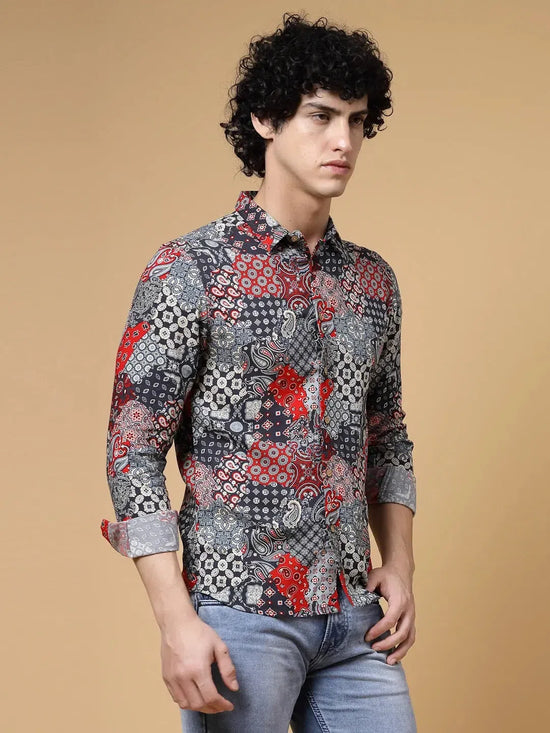 Rigo Paisley Fusion Shirt-CS10231082-L