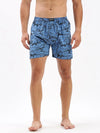 Men Printed Blue Boxer-142-Blue