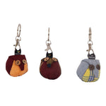 Bag Charms and Keychains pack of 3 - Handmade - Multicolour