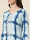 Women Blue Geometrical Straight Kurti-NJ-3743258-Blue