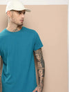 Difference Of Opinion Men's Blue Plain T-Shirt