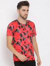 Hangup Men Standard Printed T-Shirts-24T_Henley_Print_TShirt