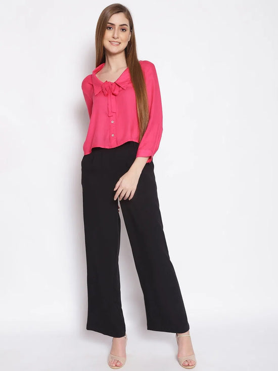 Girl Boss Flared Women's Linen Blend Pants