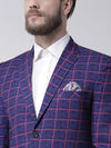 Hangup Men Standard Checkered Men Formalwear-D74CheckBlazer