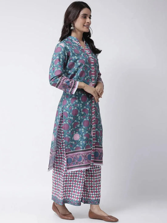 Hangup Women Standard Printed Indian Ethnic Set-X42_3Pc_KurtaSet