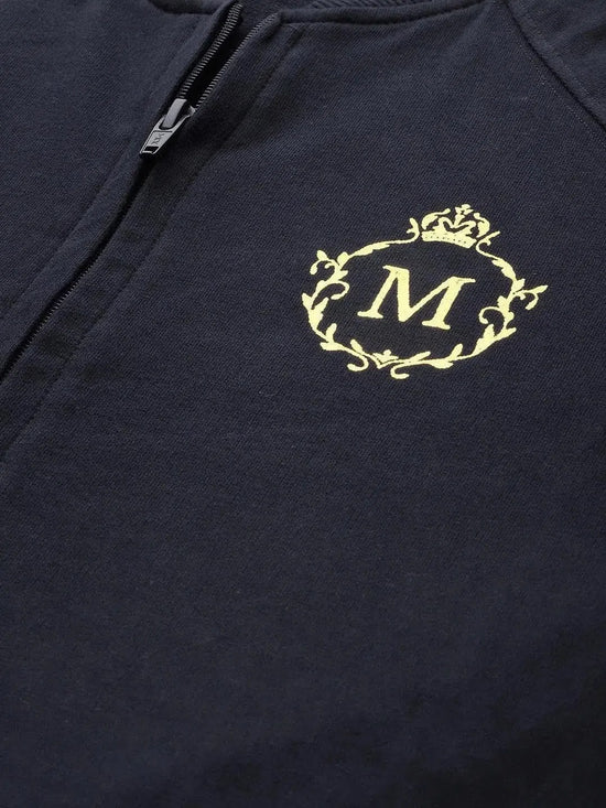 Front open Sweatshirt in Navy