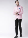 Hangup Men Standard Printed Men Formalwear-D545ButtonBlazer