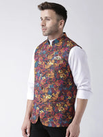 Hangup Men Standard Printed Men's Indian Wear-63APrintedNehru