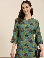 Women Multi Printed Straight Kurta-HO-2640-Multi