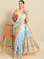 Vintage Aura Saree-SZ-DGMAHI4-2-BU-1358