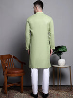 Pure Cotton Kurta with Churidar-JOKP-697Pista