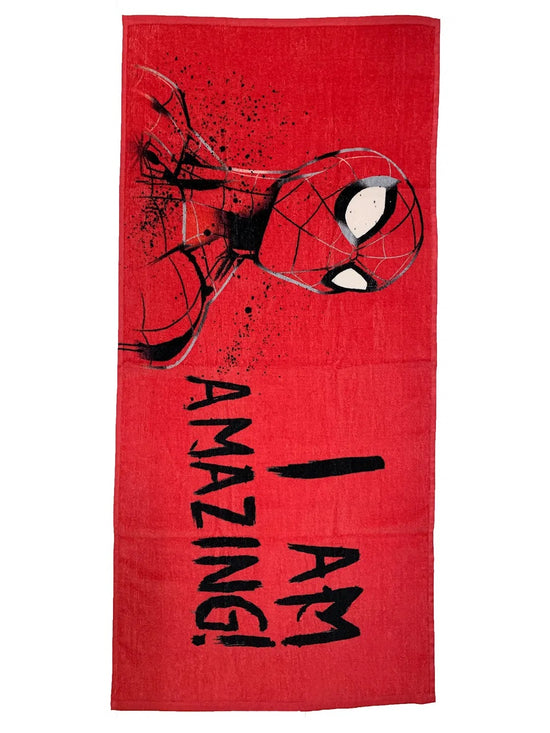 Athom Living Marvel Spiderman Kids Bath Towel 350 GSM 60x120 cm-MAR-06-7-716Q