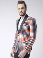 Hangup Men Standard Printed Men Formalwear-D24TuxedoBlazer