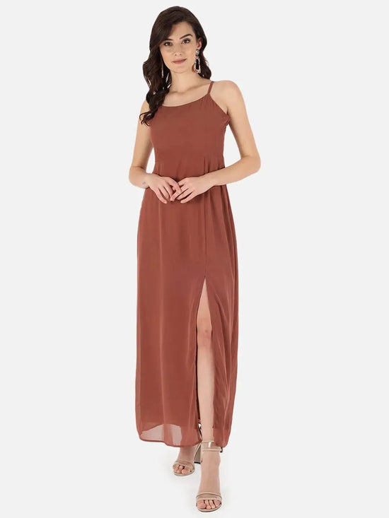 Front Slit Maxi Dress