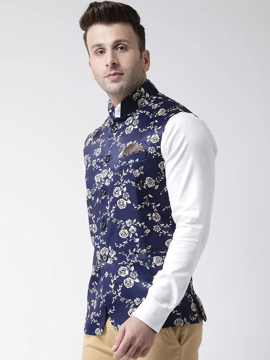 Hangup Men Standard Printed Men's Indian Wear-146A_Printed_Nehru