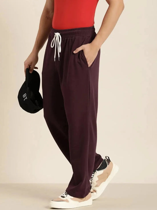 Dillinger Maroon Solid Korean Pant