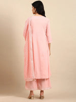 Women's Pink Solid Kurta Set-FS-2832-Pink