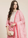 Women Pink Floral Kurta Set-BC-SK-1537-Pink