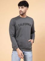 Rigo Printed Round Neck Fleece Sweatshirt-SW09211099-L