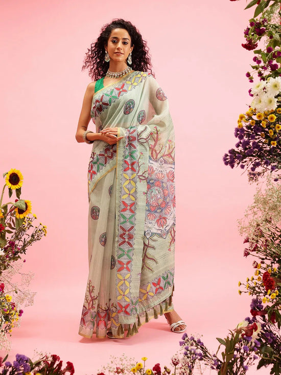 Modern Art-Inspired Saree-SZKLD000-2300