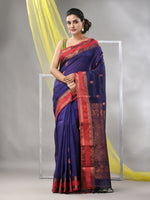 Purple Silk Matka Soft Saree With Paisley Motifs-MA57SLMT331760027