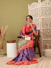 Vibrant Minimalist Saree-SZ-DGIKKAT-RB-2305