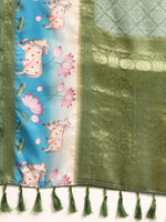 Cultural Diva’s Grace Saree-SZ-DGBARFI1-GN-2034