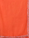 Orange Mul Cotton Soft Saree With Embroidered Borders-MA62MCT33990002