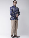 Hangup Men Standard Printed Men Formalwear-D685ButtonBlazer