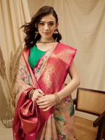 Cultural Wonder Glow Saree-SZ-DGBOX-PE-2138