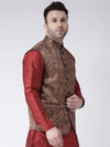 Hangup Men Standard Printed Men's Indian Wear-117APrintedNehru