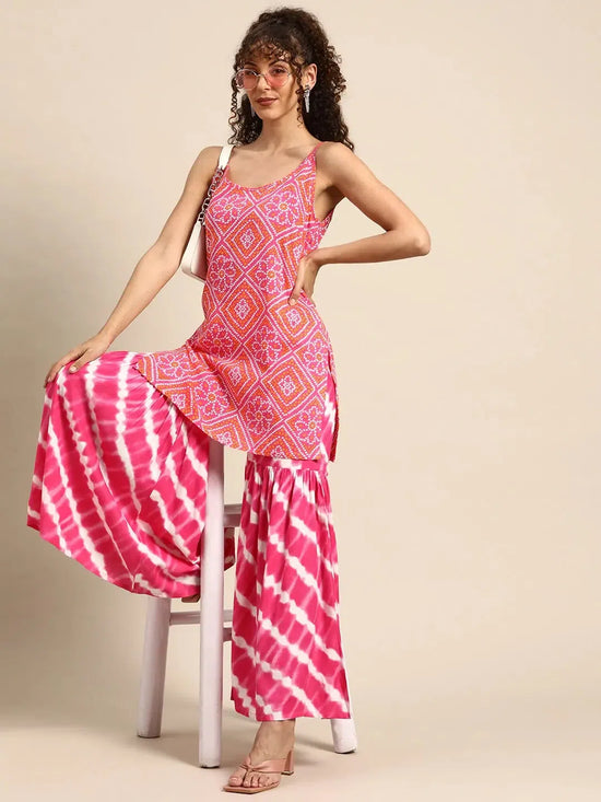 Sharara with kurta in Pink