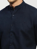 Men Navy Solid Shirt-DINAH-1682-Navyblue