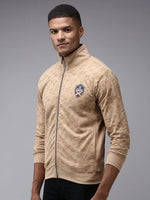 Men Beige Printed Sweatshirt-OTSS-30-Beige