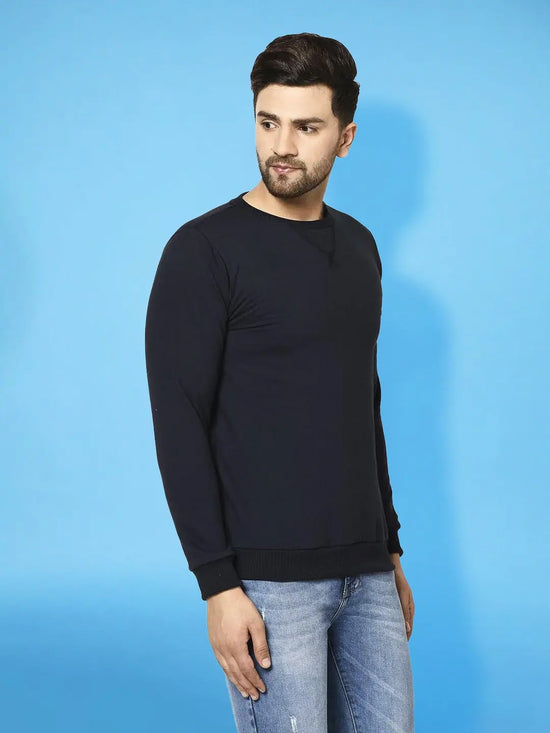 Rigo Round Neck Fleece Sweatshirt-SW10201092-3XL