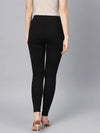 Black Knitted Slim Jeggings