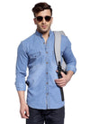 Hangup Men Slim Solid Shirts-BenSkyDenim