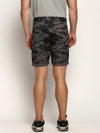 Men Grey Camouflage Shorts-ORBIT-16-Grey