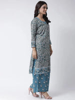 Hangup Women Standard Printed Indian Ethnic Set-X14_3Pc_KurtaSet