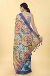 Whisper of Grace Saree-SZ-INDIGO-1427