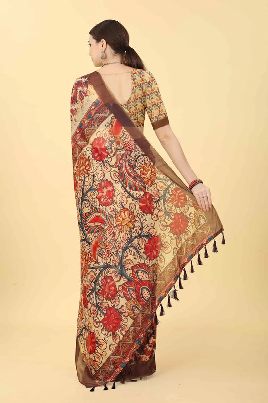 Floral Ethereal Elegance Saree-SZ-INDIGO-1414