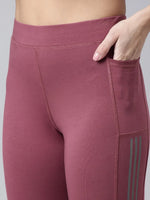 Women Solid Slim Fit Pink Track Pant-AF-1894-Pink