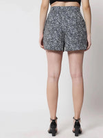 Grey Printed Shorts