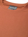 Dillinger Men's Brown Plain T-Shirt-DLCR18159BRN-S