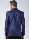 Hangup Men Standard Checkered Men Formalwear-F1_2B_Blazer