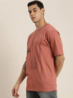 Dillinger Pink Graphic Oversized T-Shirt-DLMOV016WRS-S