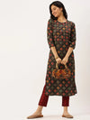 Women's Multi Printed Straight Kurtas-GW-2681-Multi