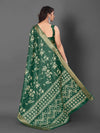 Saree Mall Women's Dola  Green Printed Designer Saree With Blouse Piece-UNVRSE05B