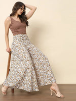 Flared Floral Printed Palazzo