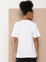 Difference of Opinion White Graphic Oversized T-Shirt-DOWMN303WHT-XS